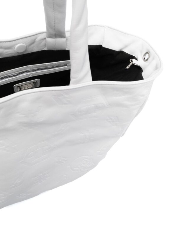 Philipp Plein embossed monogram tote bag - Image 4