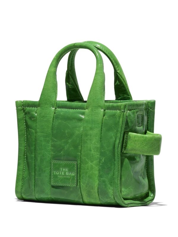 Marc Jacobs  micro The Tote crinkled leather bag - Image 4