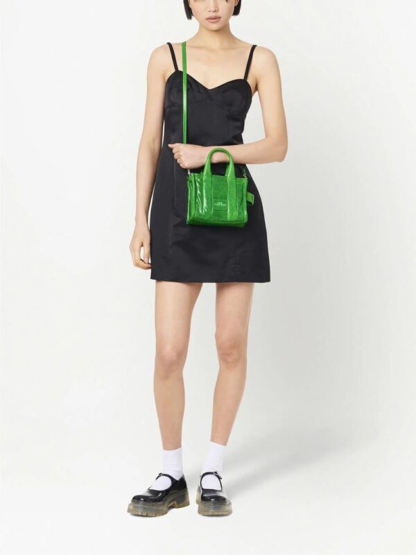 Marc Jacobs  micro The Tote crinkled leather bag - Image 2