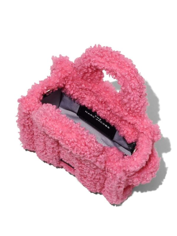 Marc Jacobs micro The Tote faux-shearling bag - Image 4