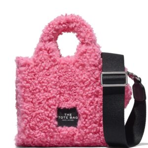 Marc Jacobs micro The Tote faux-shearling bag