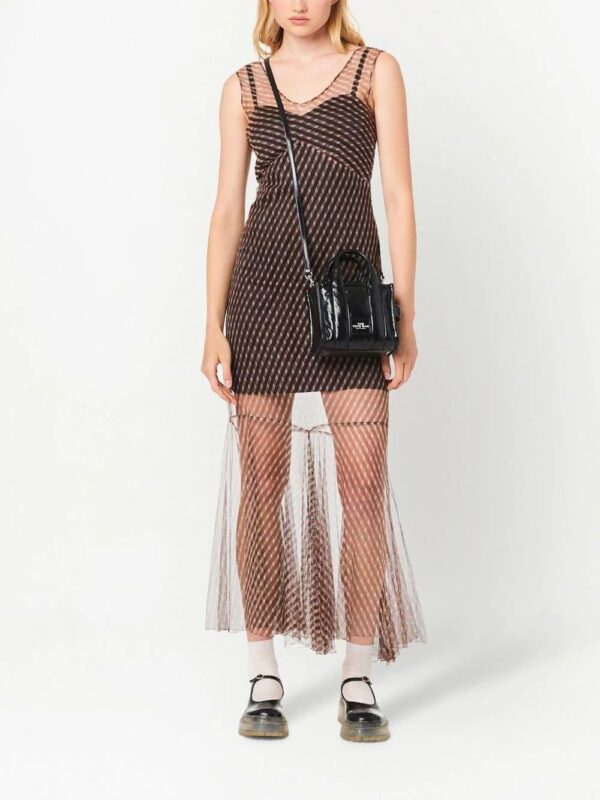 Marc Jacobs micro The Tote crinkled leather bag - Image 2