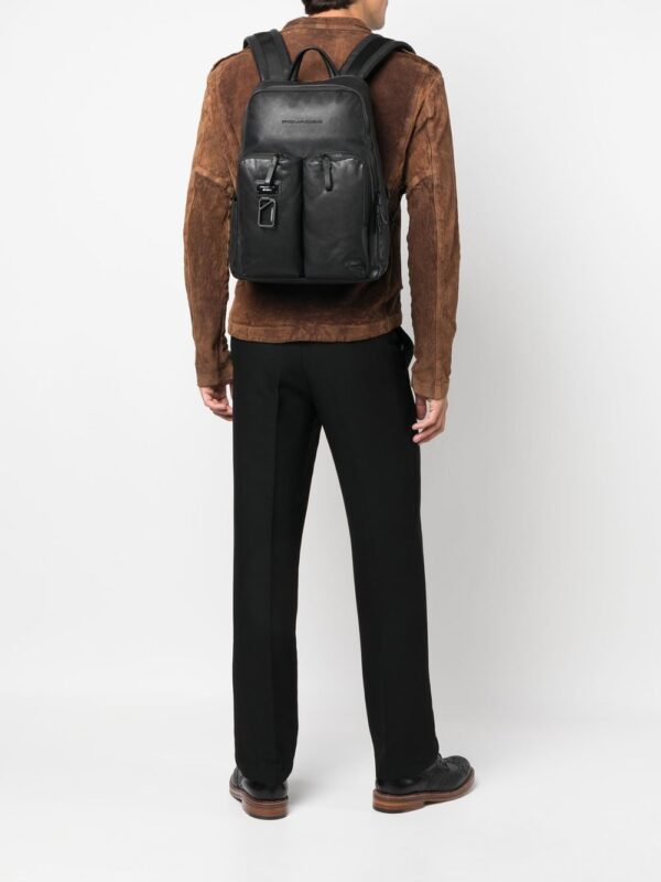 PIQUADRO debossed-logo detail backpack - Image 2
