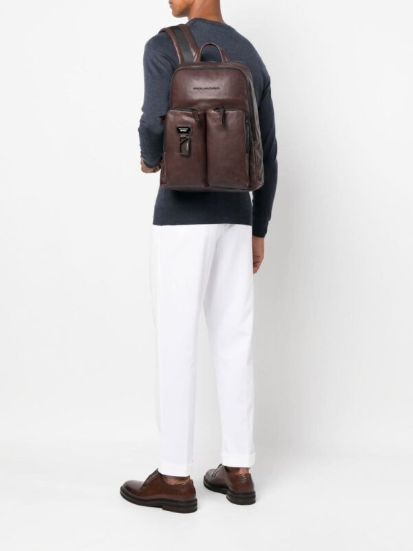 PIQUADRO logo-plaque detail backpack - Image 2