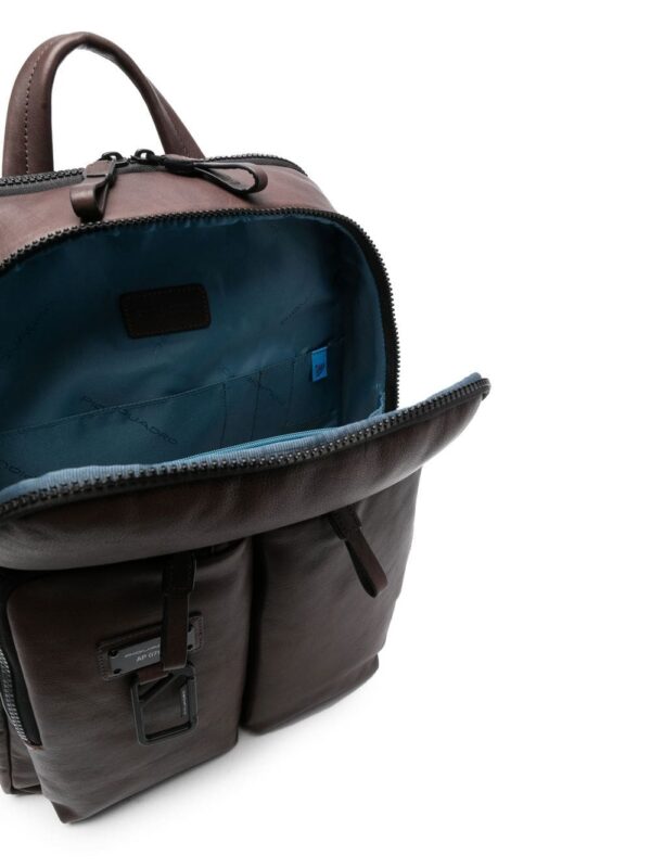PIQUADRO logo-plaque detail backpack - Image 5