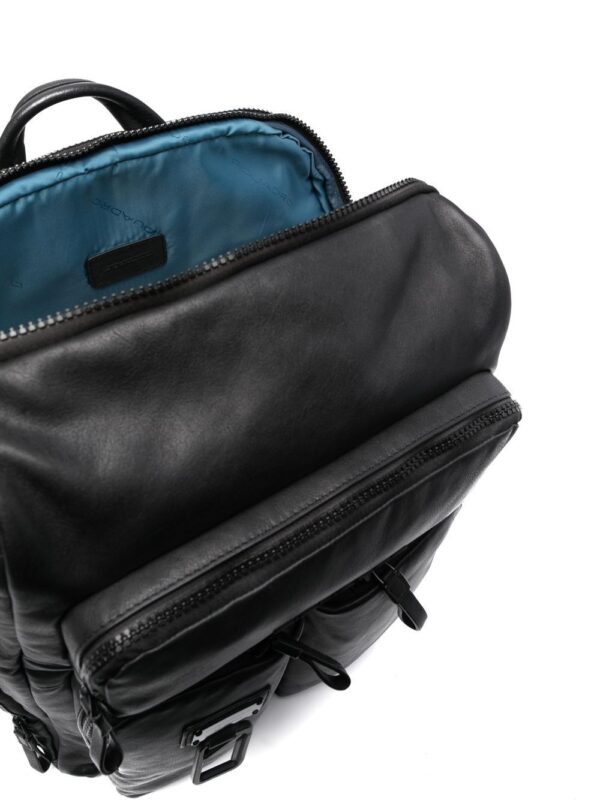 PIQUADRO logo-plaque detail backpack - Image 4