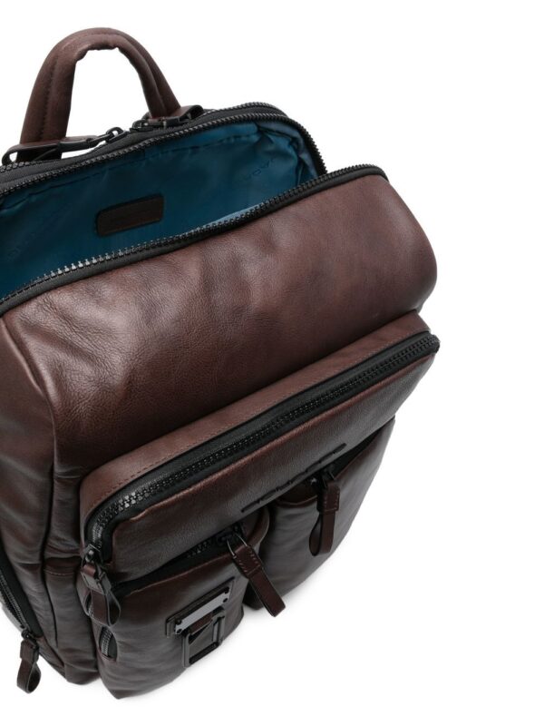 PIQUADRO logo-plaque detail backpack - Image 5