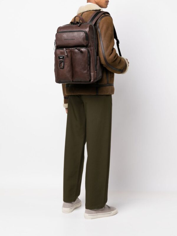 PIQUADRO logo-plaque detail backpack - Image 2