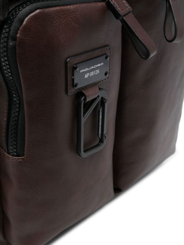 PIQUADRO logo-plaque detail backpack - Image 4