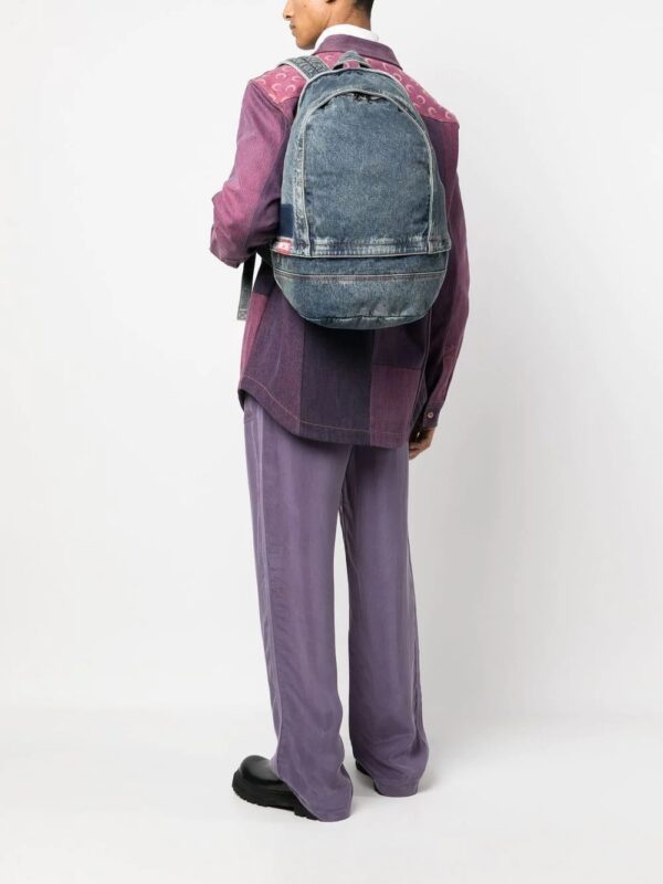 Diesel Rave washed-denim backpack - Image 2