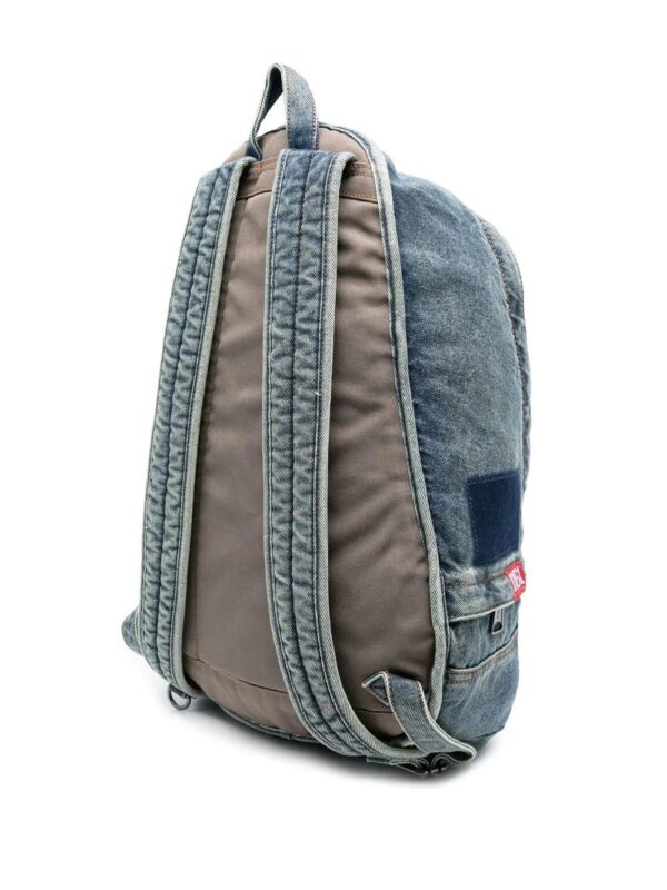 Diesel Rave washed-denim backpack - Image 3