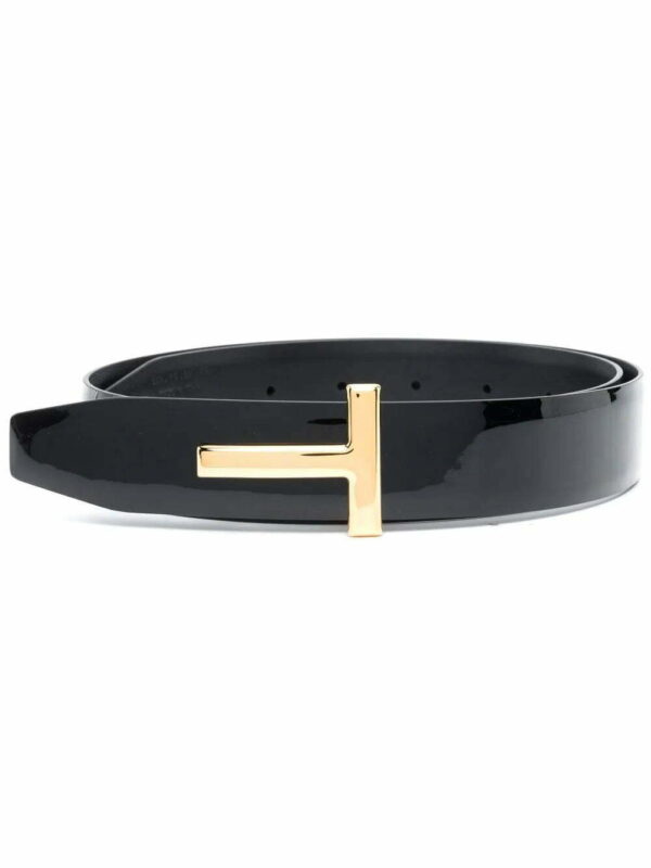 TOM FORD  T logo-buckle reversible belt