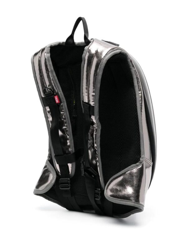 Diesel chrome round backpack - Image 3