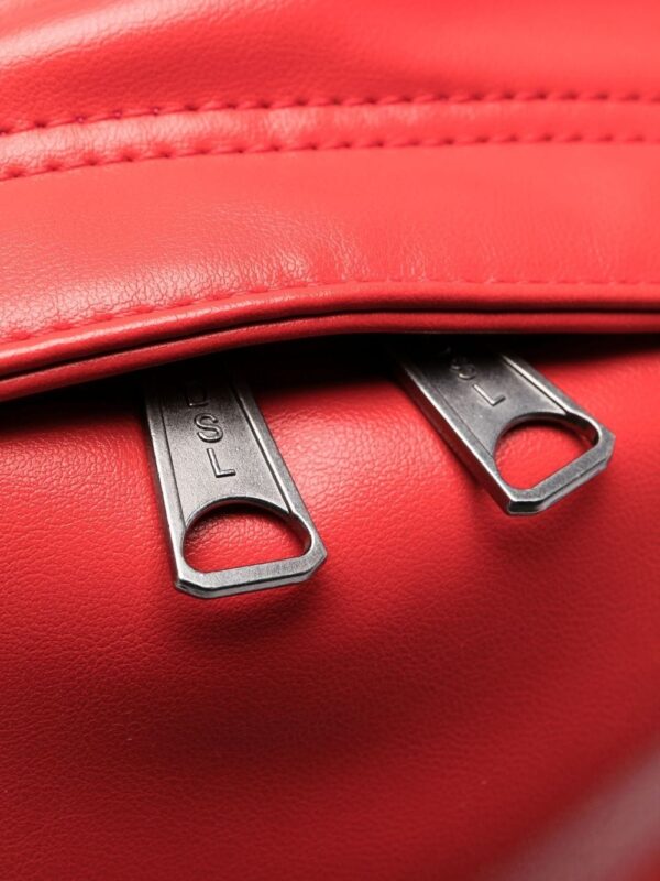 Diesel logo faux leather backpack - Image 4