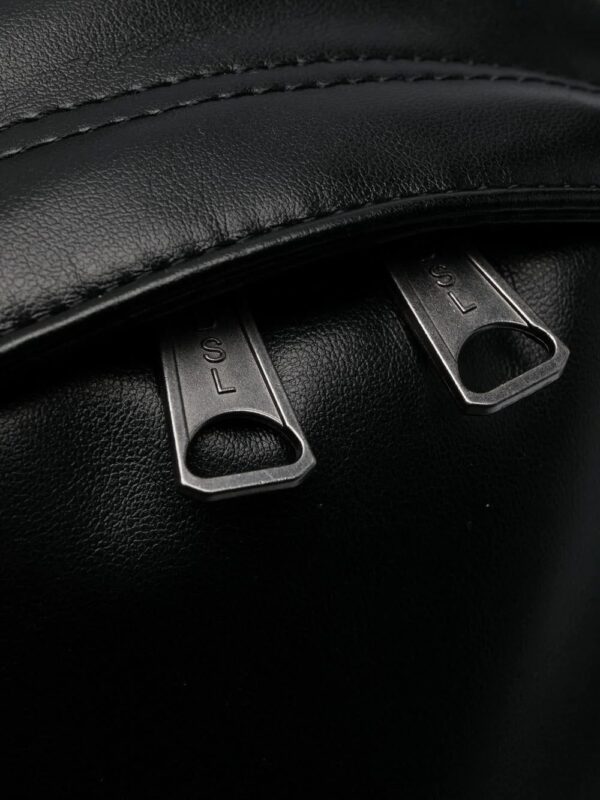 Diesel logo faux-leather backpack - Image 4