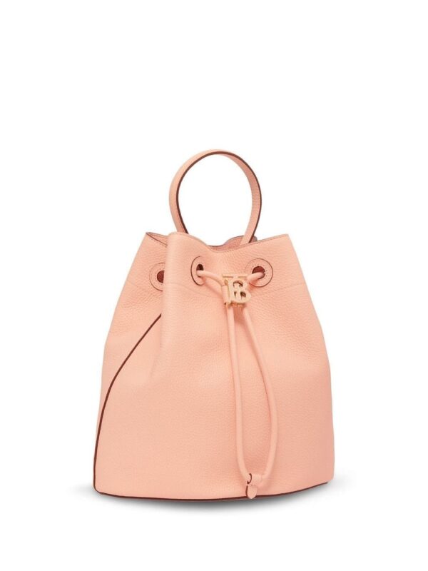 Burberry TB logo-plaque leather bucket bag - Image 3