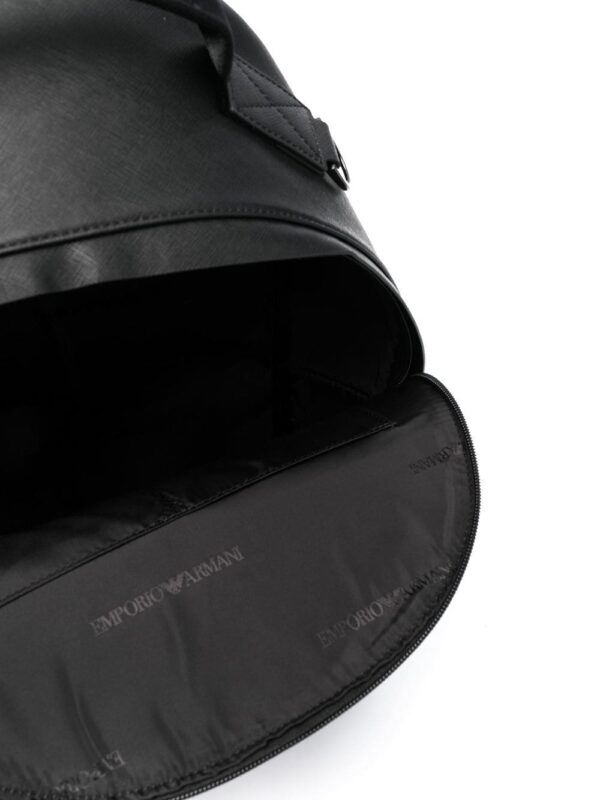 Emporio Armani embossed-logo backpack - Image 5