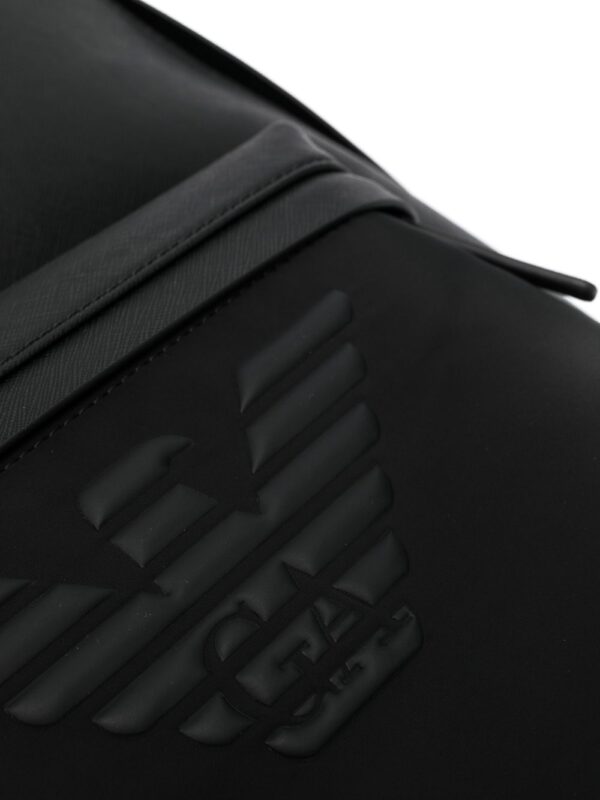 Emporio Armani embossed-logo backpack - Image 4