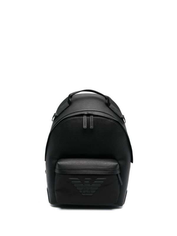 Emporio Armani embossed-logo backpack