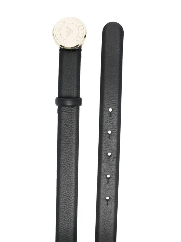 Emporio Armani  logo-buckle leather belt - Image 2