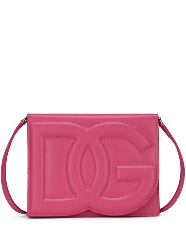 Dolce & Gabbana DG Logo leather crossbody bag