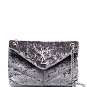 Saint Laurent  small Puffer velvet shoulder bag