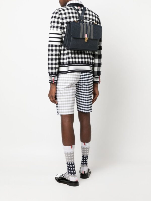 Thom Browne 4-Bar leather backpack - Image 2