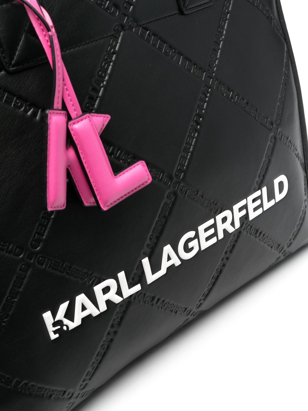 Karl Lagerfeld K/ Skuare embossed large tote - Image 4