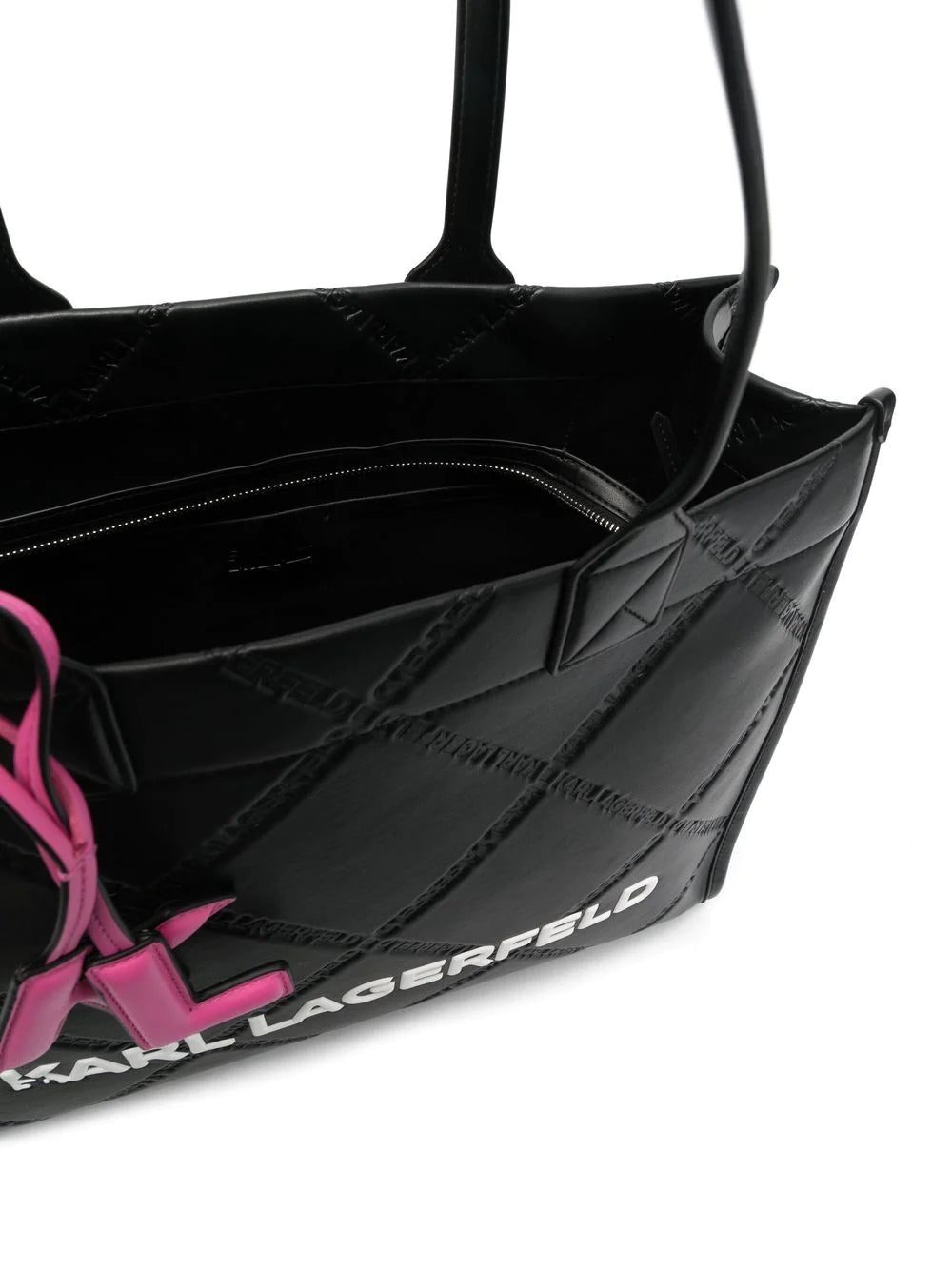 Karl Lagerfeld K/ Skuare embossed large tote - Image 3