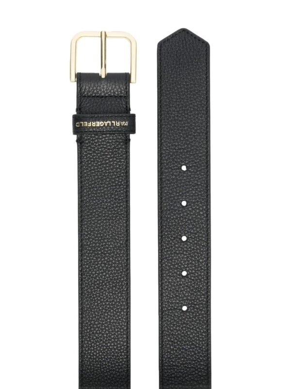 Karl Lagerfeld  Essential calf leather belt - Image 2