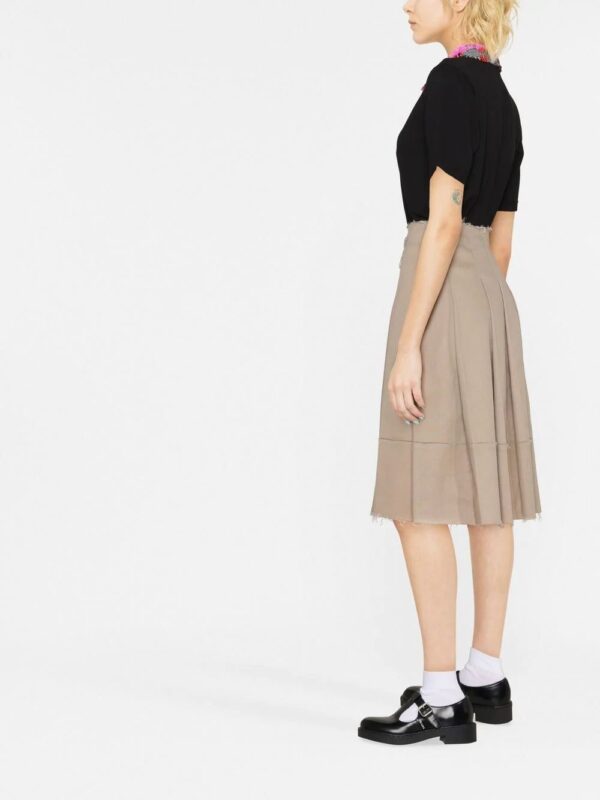 Karl Lagerfeld  bouclé-collar polo shirt - Image 3