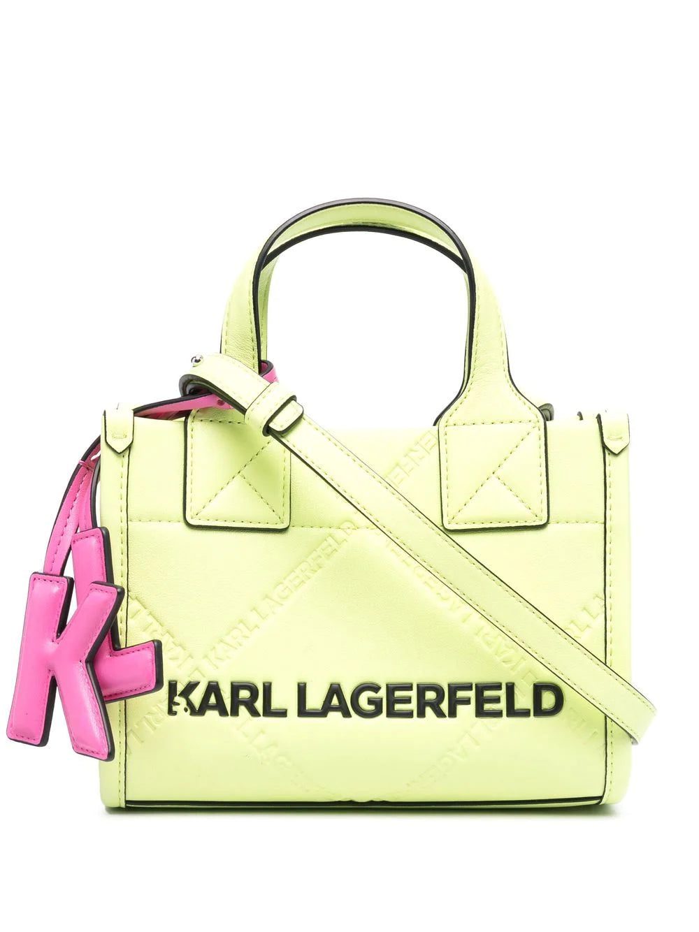 Karl Lagerfeld K/Skuare embossed tote bag