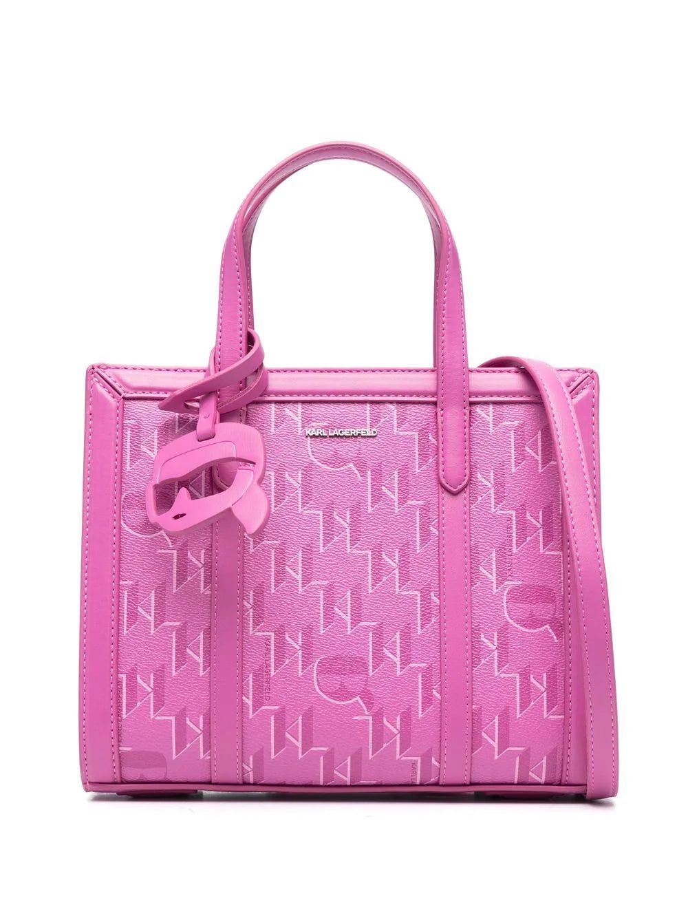 Karl Lagerfeld K/Ikonik 2.0 monogram small tote bag