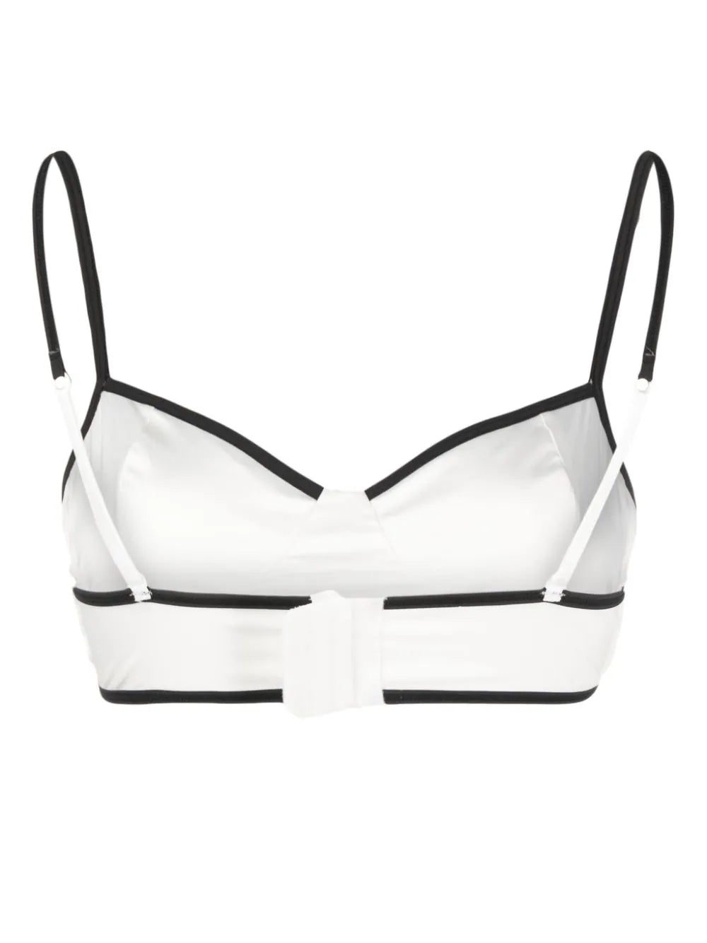 Karl Lagerfeld two-tone satin bralette