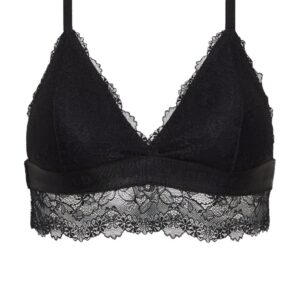 Karl Lagerfeld  padded lace triangle bra