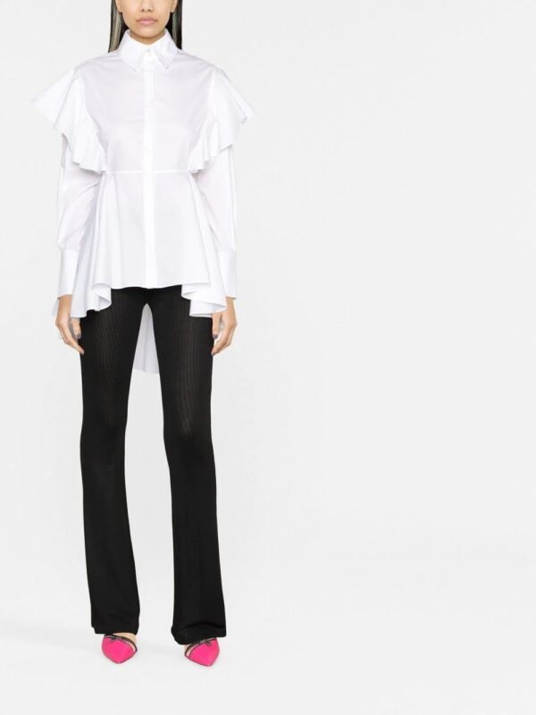 Karl Lagerfeld  ruffled organic-cotton shirt - Image 2