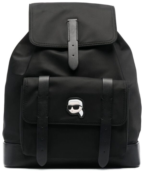 Karl Lagerfeld K/Ikonik 2.0 flap backpack