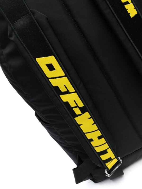 Off-white logo-print zip-up backpack - Image 4
