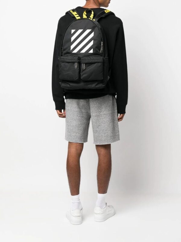 Off-white logo-print zip-up backpack - Image 2