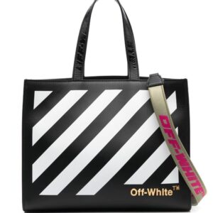 Off-White  Diag Hybrid Shop 28 leather tote bag