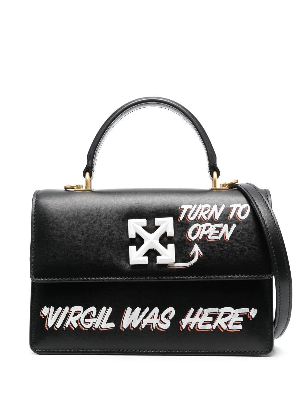 Off-White Jitney 1.4 Virgil Was Here mini bag
