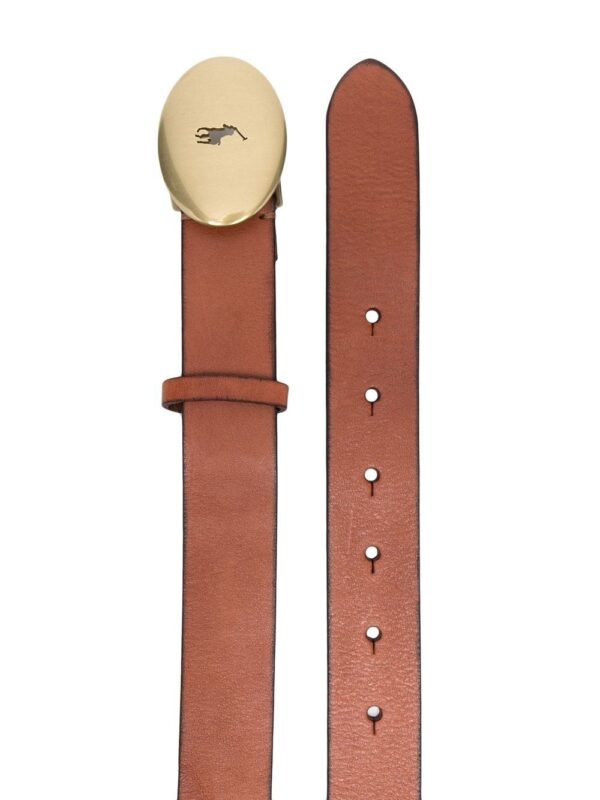 Polo Ralph Lauren  logo-engraved oval buckle belt - Image 2