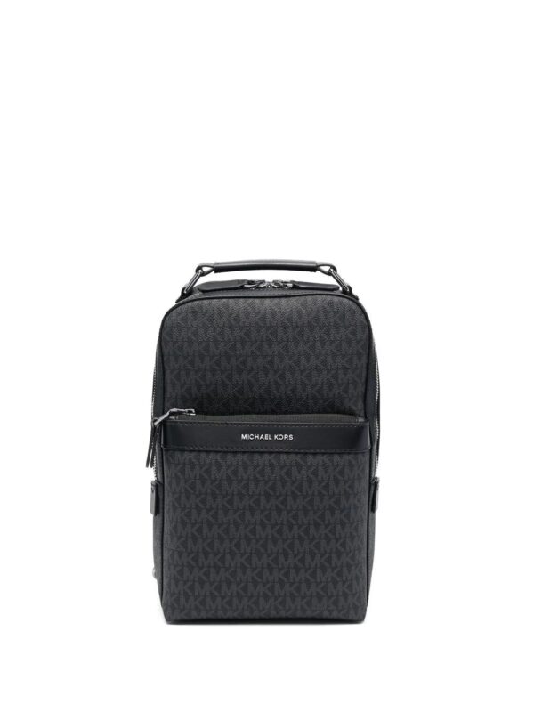 Micheal kors monogram-print leather backpack