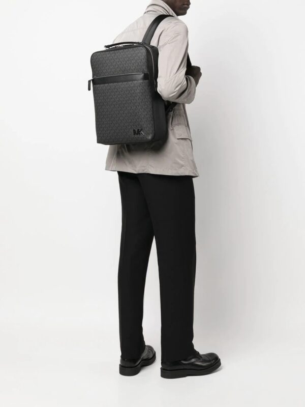 Micheal kors monogram-pattern logo-plaque backpack - Image 2