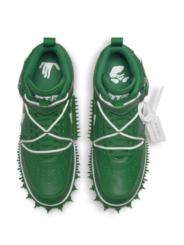 Nike X Off-White  Air Force 1 Mid "Pine Green" - Image 3