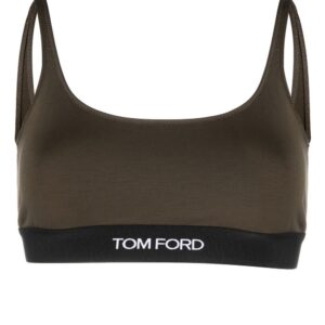TOM FORD  logo-trim stretch bralette