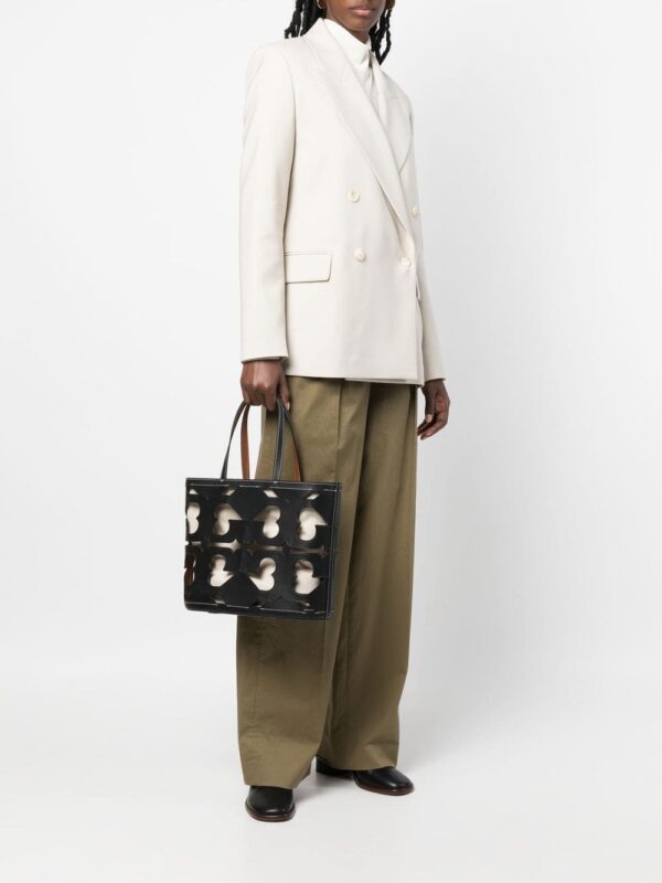 Tory Burch Cutout Logo leather tote bag - Image 2
