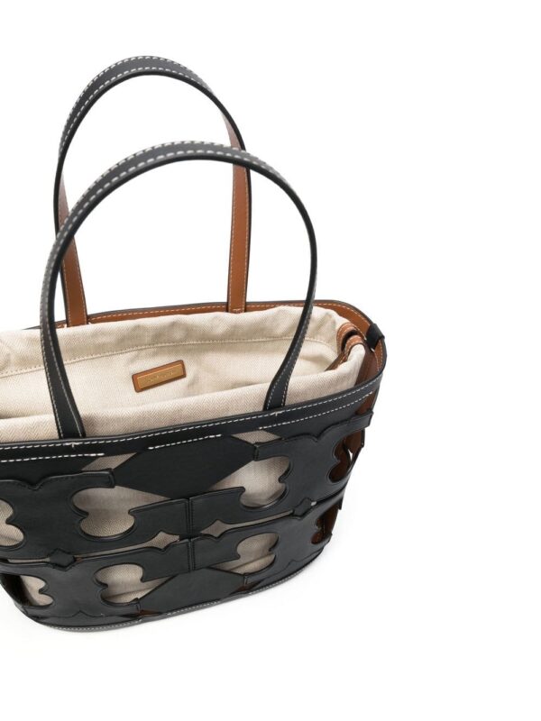 Tory Burch Cutout Logo leather tote bag - Image 5