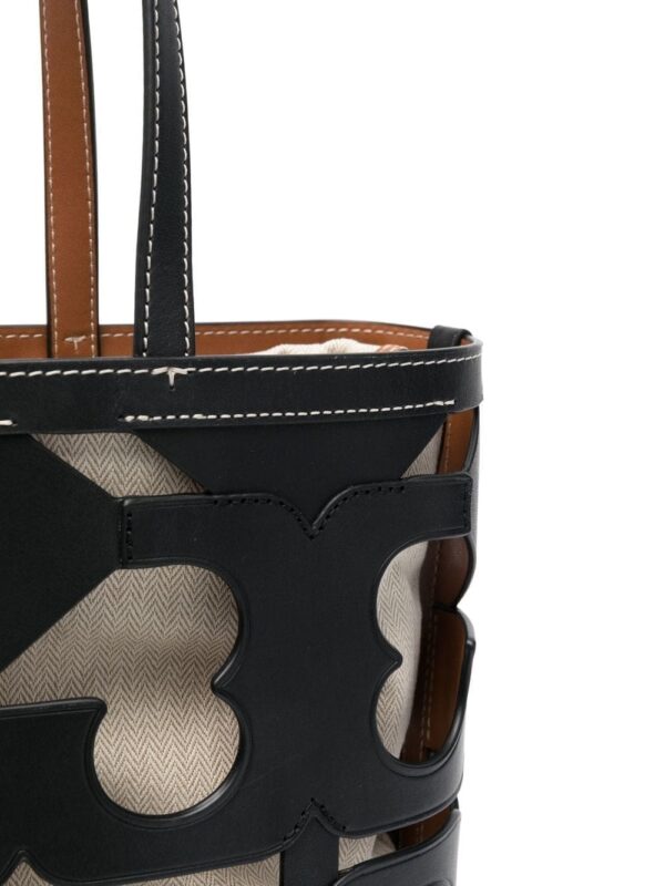 Tory Burch Cutout Logo leather tote bag - Image 4