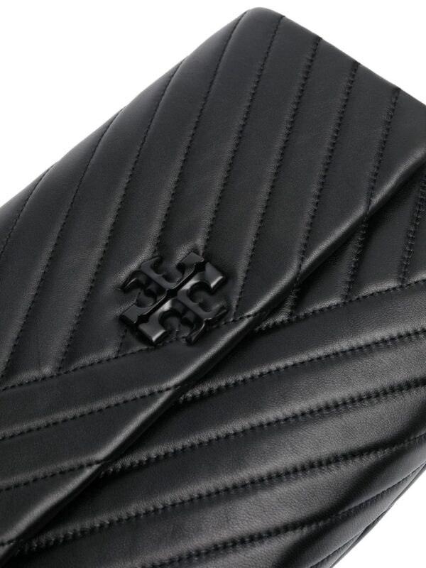 Tory Burch logo-plaque quilted shoulder bag - Image 4
